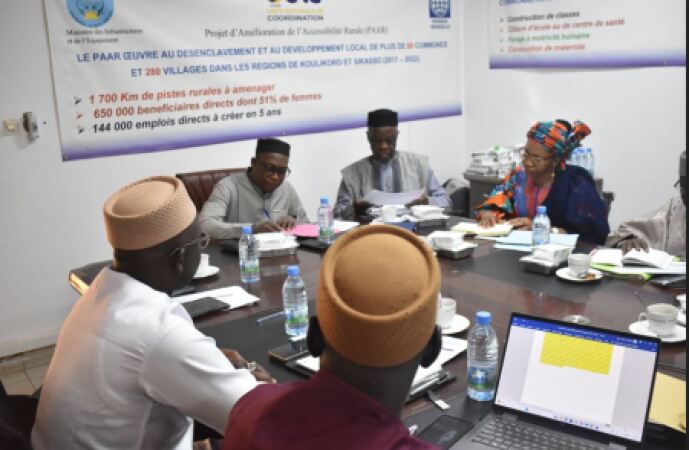 TROISIEME MISSION DE PREPARATION DU PROGRAMME D'AMELIORATION DE LA CONNECTIVITE ET DE LA RESILIENCE DES INFRASTRUCTURES ROUTIERES DU MALI (PACRIR) 3ÈME JOURNÉE